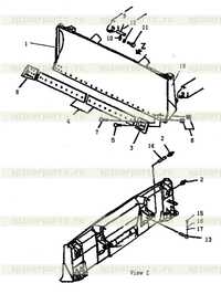 Прямой наклонный отвал Прямой наклонный отвал